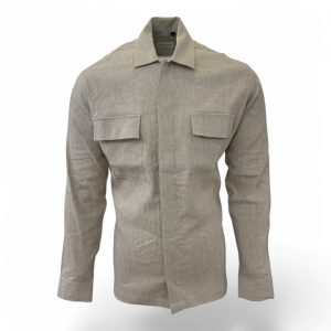 Gentiliuomo Overshirt linnen Treviso Sand
