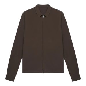 Valenza Tech stretch overshirt Ebony Brown