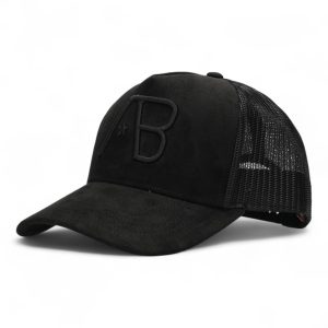 AB Velvet Cap Jet Black