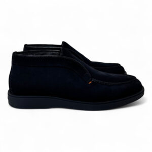 Santoni instapper hoog navy Detroit Gomma