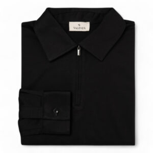 Valenza zippolo lange mouw zwart