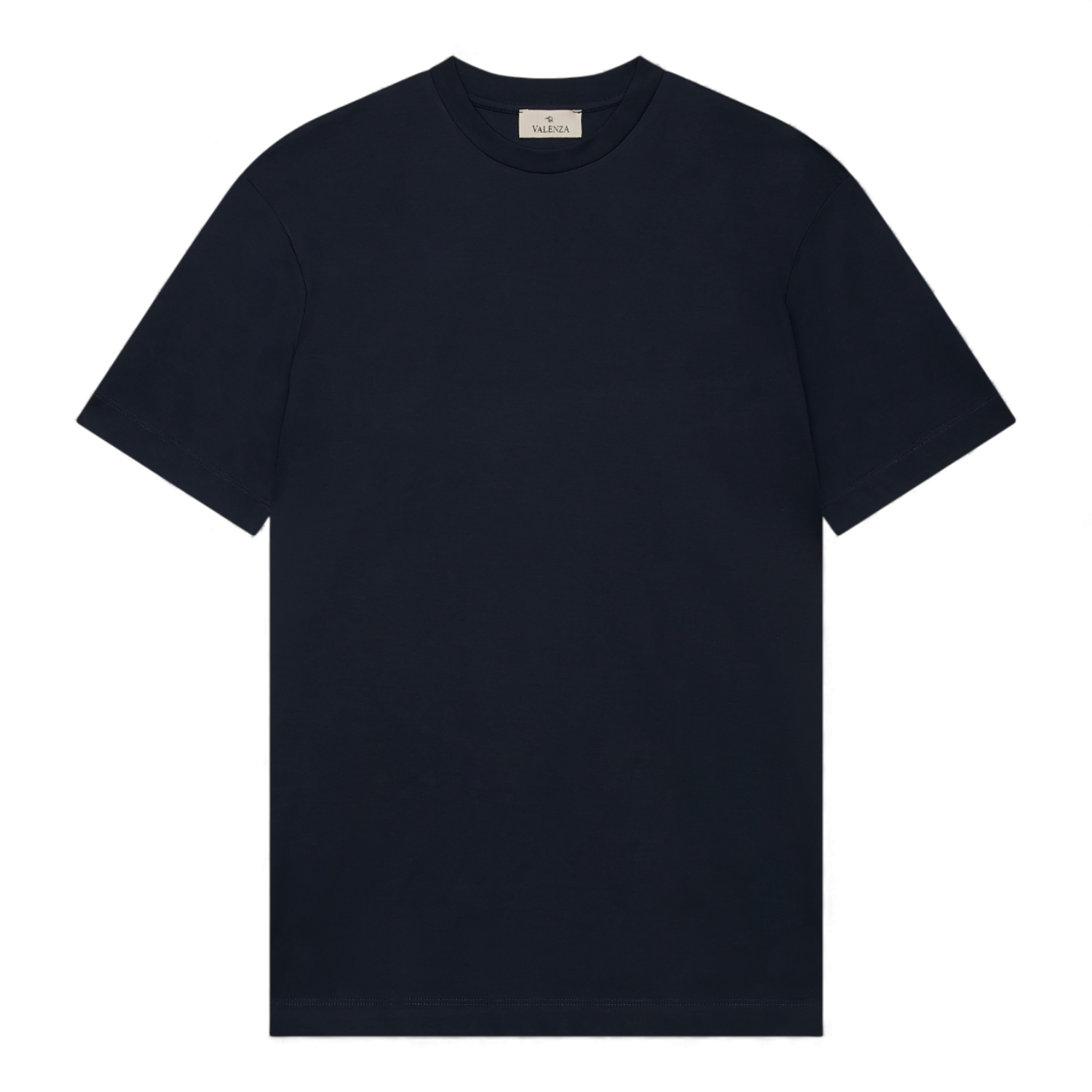 Valenza Interlock Supima T-shirt navy