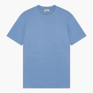 Valenza Interlock Supima T-shirt Mid Blue