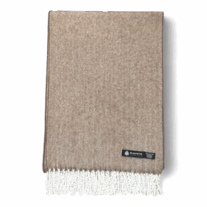 Dante shawl bruin visgraat