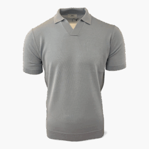 Gentiluomo no buttons polo lichtblauw