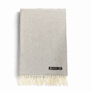Dante shawl double face blue/beige