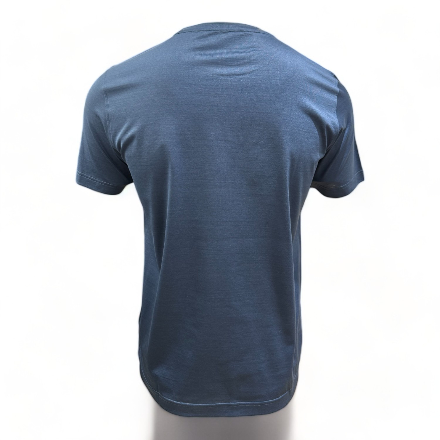Corneliani Glans T-shirt Navy - Afbeelding 2