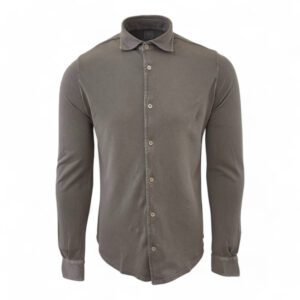 Fedeli piquet shirt taupe