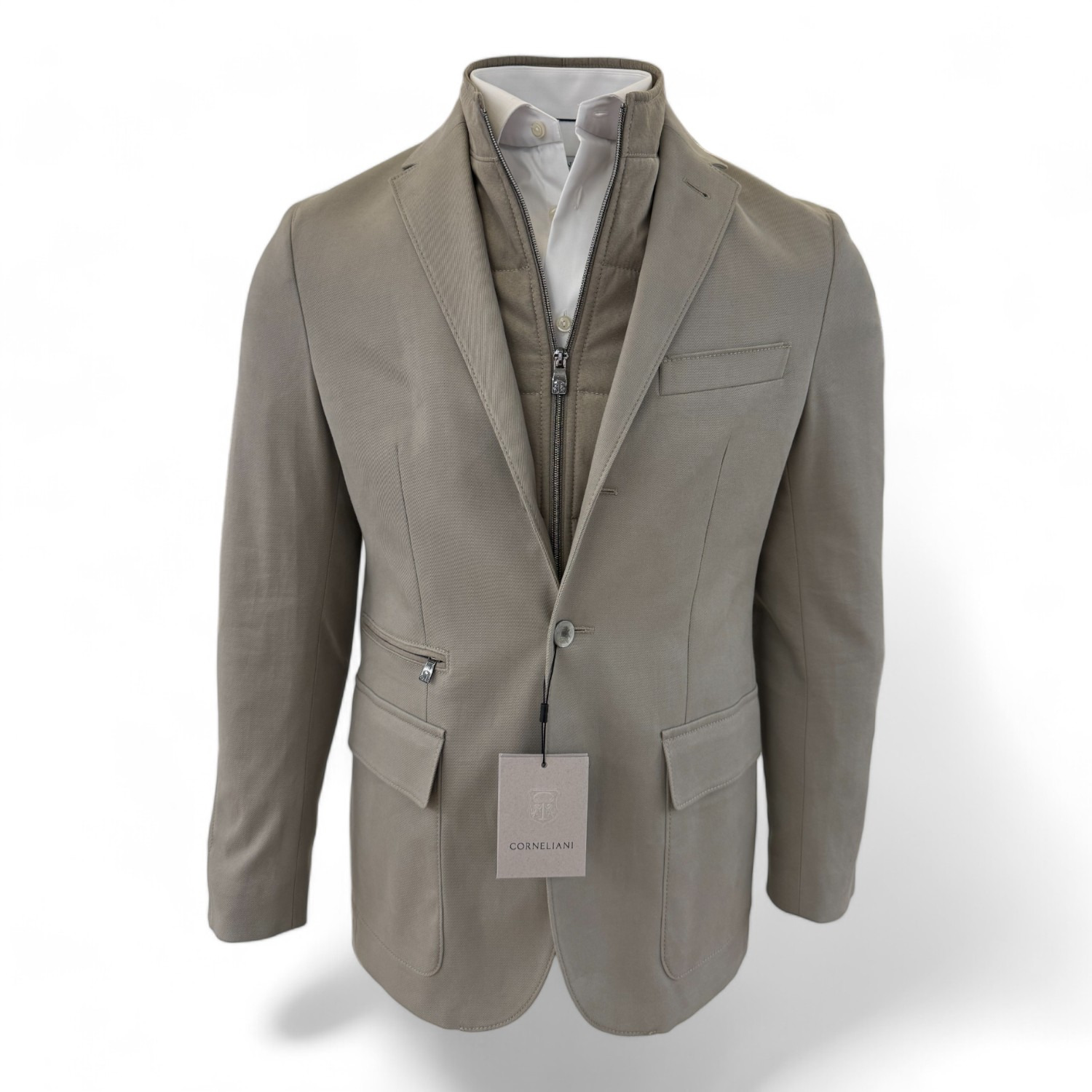 Corneliani ID kolbert khaki