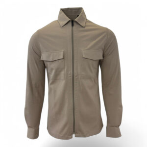 Genti Oaks shirt jacket beige