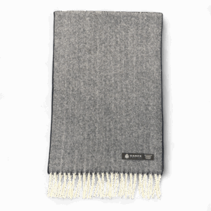 dante shawl navy visgraat