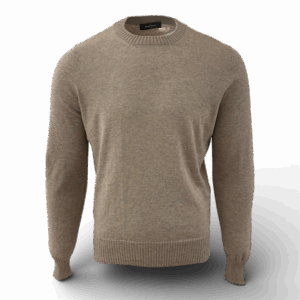Gran Sasso pullover cotton/cashmere taupe