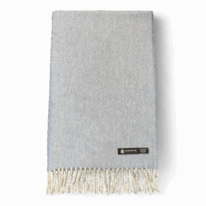 Dante shawl blue visgraat