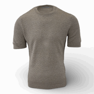 Gran Sasso T-shirt linnen/katoen beige