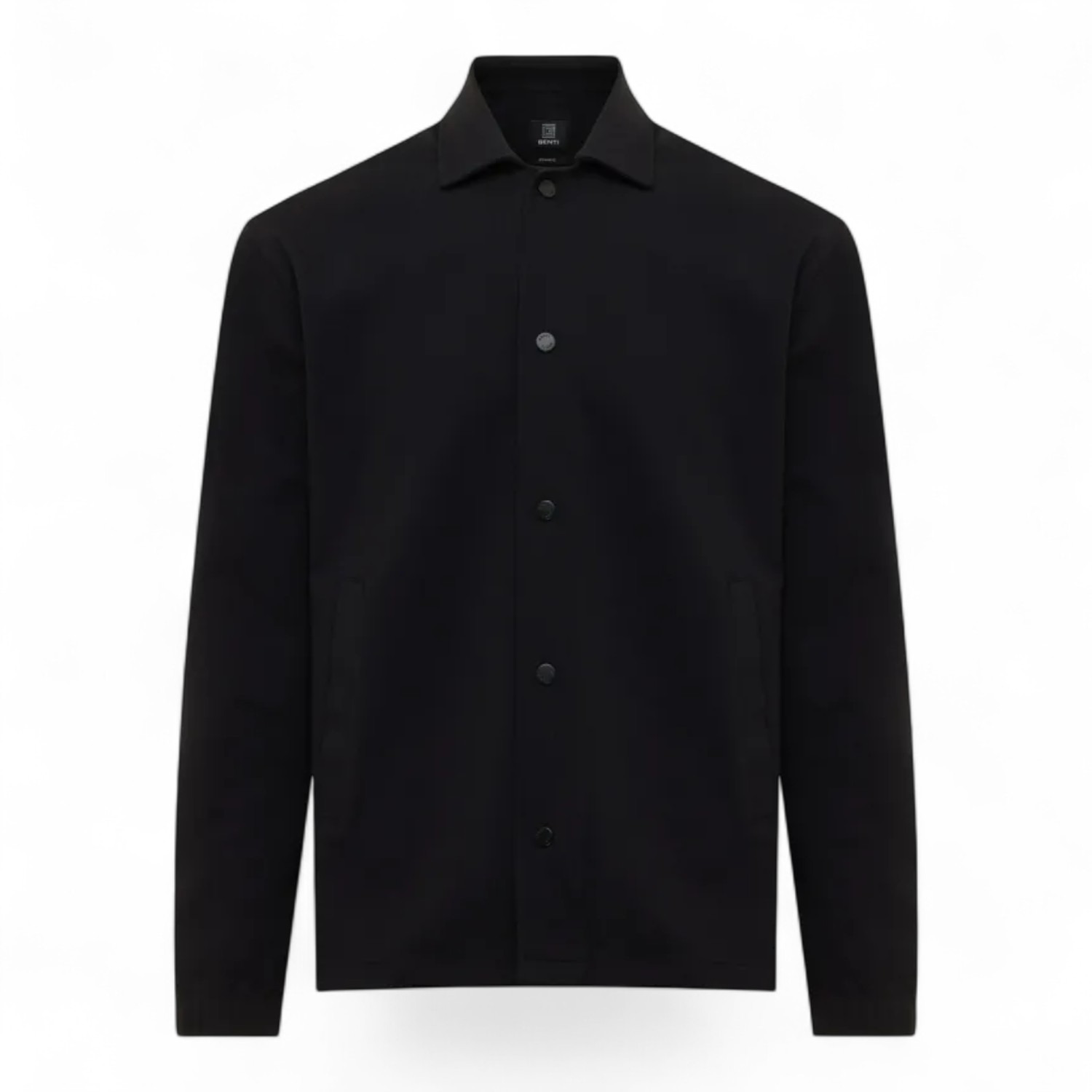 Genti overshirt zwart Ryder Relaxed Fit