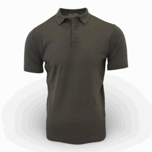 Gentiluomo Gold polo merino taupe