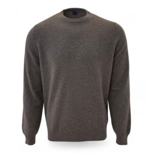 Fedeli pullover R-hals taupe