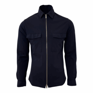 Genti Oaks shirt jacket navy