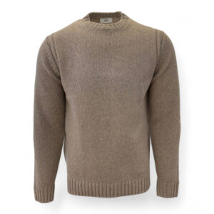 Gentiluomo Relaxed round neck beige