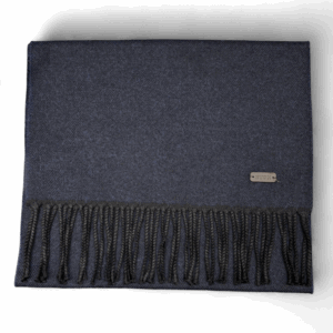 Eton merino shawl navy