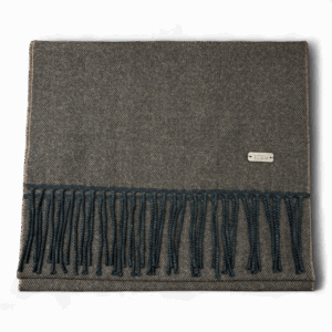 Eton merino shawl dark brown