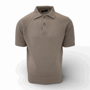 Gran Sasso polo katoen/cashmere beige