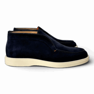 Santoni instapper hoog navy Detroit Gomma