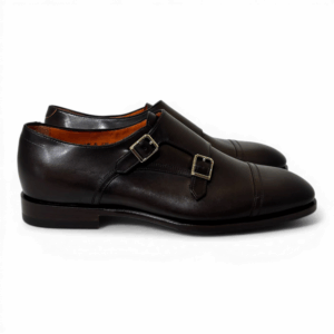 Santoni gespschoen Adrian donkerbruin
