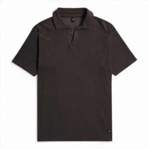 Wahts polo Wright toweling no buttons brown