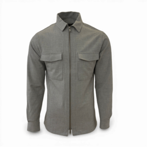 Genti overshirt Oaks lichtgrijs