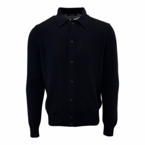 Gran Sasso vest navy katoen/cashmere