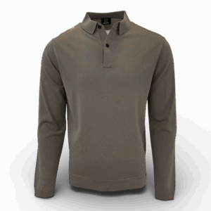 Genti polo longsleeve khaki