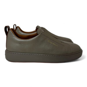 Santoni instapper leer taupe Victory
