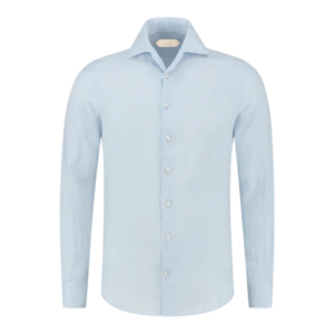 Aurelien Linnen seaside shirt Light Blue