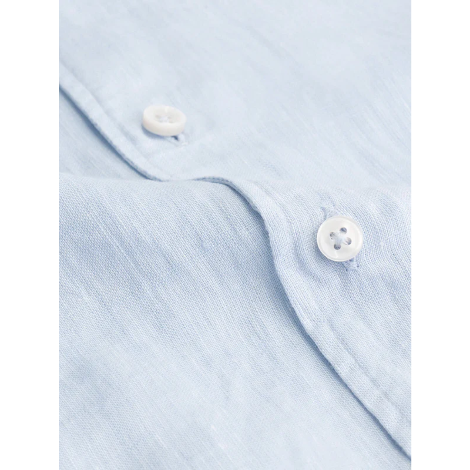 Aurelien Linnen seaside shirt Light Blue - Afbeelding 2