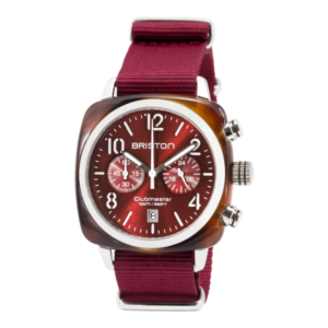 Briston horloge acetate Red sunray dial