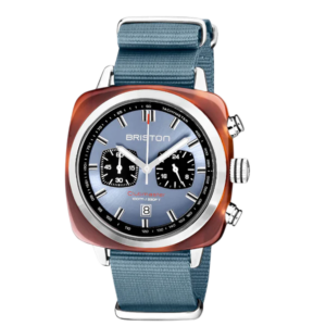 Briston horloge acetate Ice Blue sunray