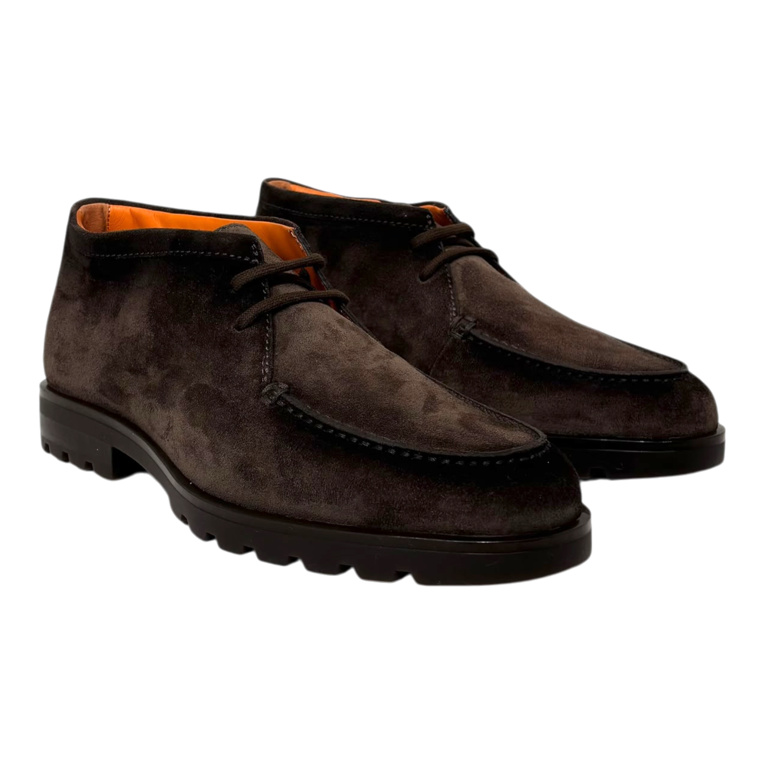 Santoni veterschoen Rock Detroit Gomma dark brown - Afbeelding 2