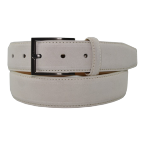 6 Road riem suede lichtbeige