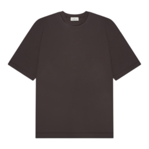 Valenza Heavy Supima Oversized T-Shirt Ebony Brown