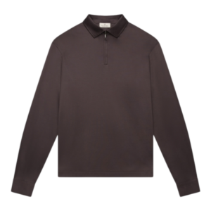 Valenza Supima zippolo L/S ebony brown