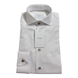 Eton shirt slim fit brown ribbon