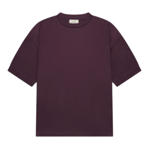 Valenza Heavy Supima Oversized T-Shirt Burgundy Red