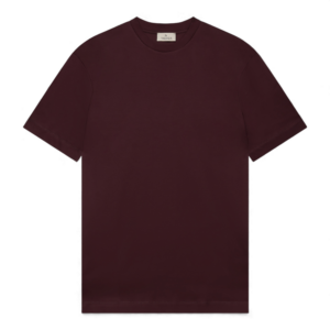 Valenza Interlock Supima T-shirt Burgundy Red
