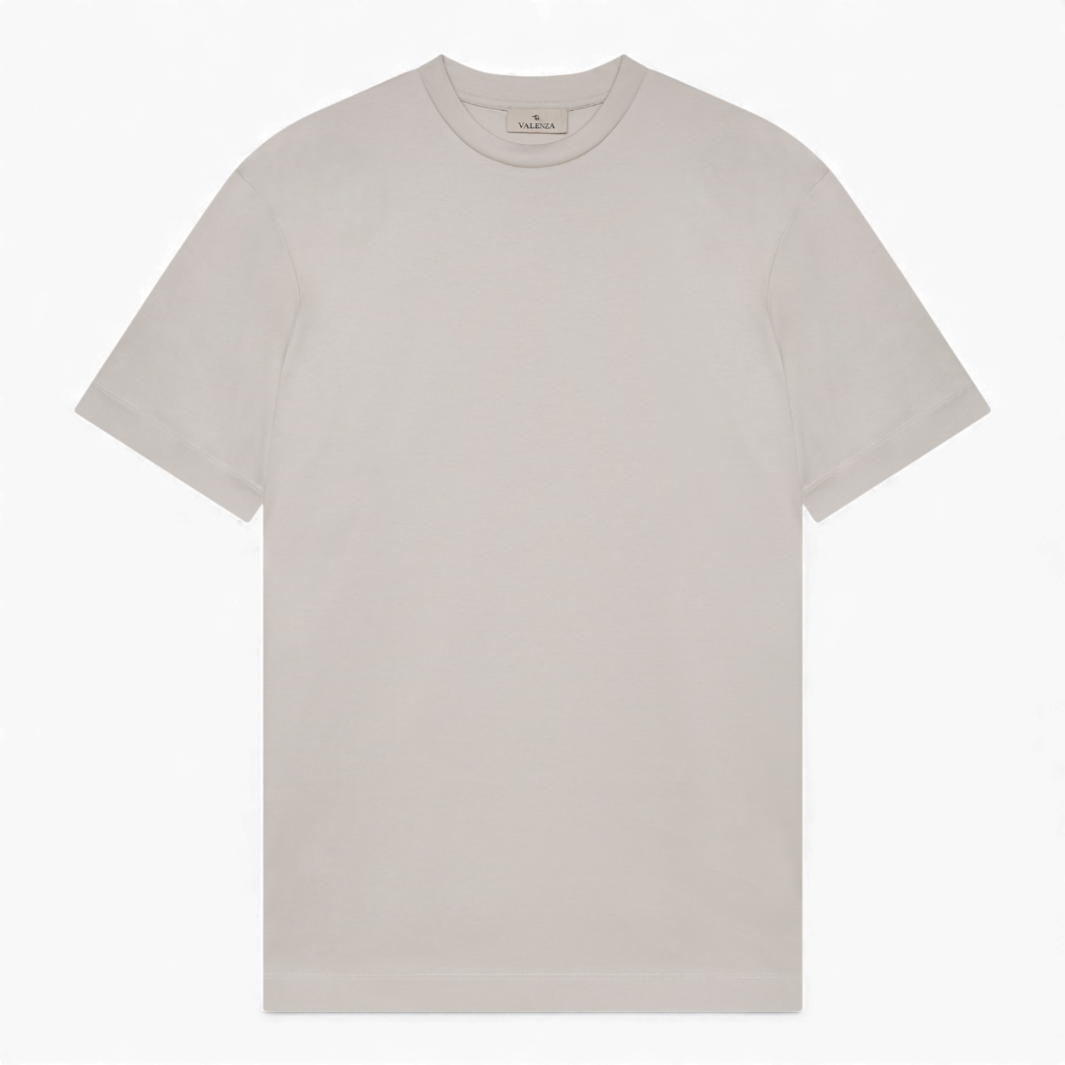 Valenza Interlock Supima T-shirt Pearl Grey