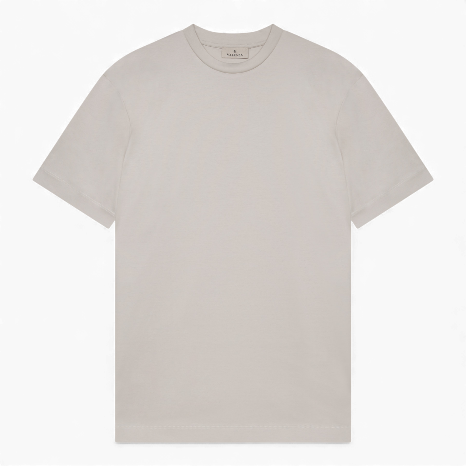 Valenza Interlock Supima T-shirt Pearl Grey