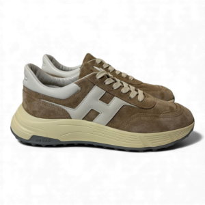 Hogan sneaker suede lichtbruin hyperlight