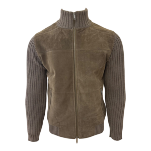 Daniele Fiesoli vest suede/wol bruin