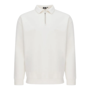 Genti zip sweater off-white