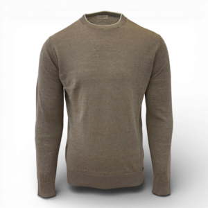 Gentiluomo pullover linnen lichtbruin